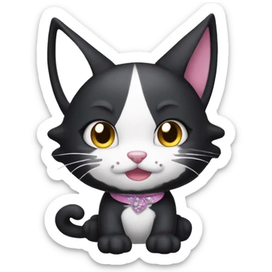 Hellos kitty kuromi sticker