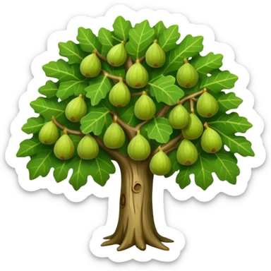 fig tree  sticker