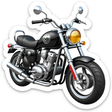 mini motorcycle  sticker