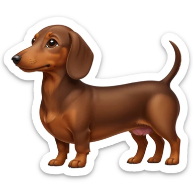 dachshund sticker