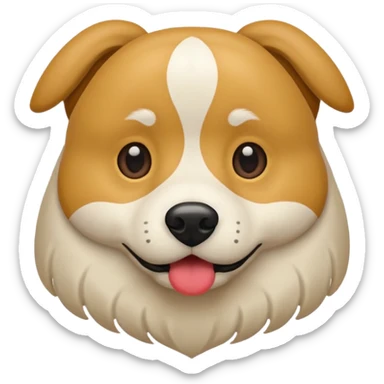 CHIEN QUI JAPPE sticker