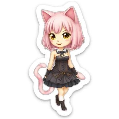 nekomimi-girl sticker
