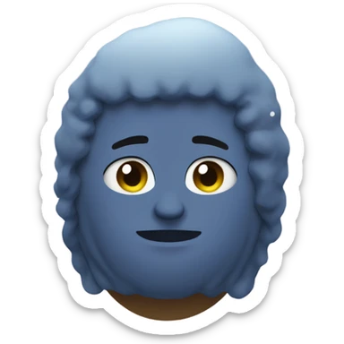 Dawn in a snow storm sticker