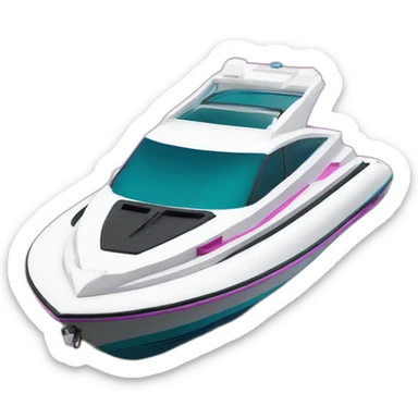 miami vice powerboat sticker