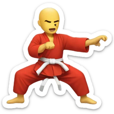Kung fu fighting  sticker