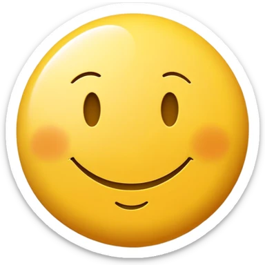 smiley face sketch sticker