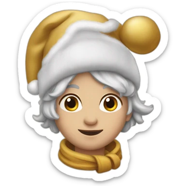 phacochere bonet de noel sticker