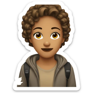 Autumn Henriquez / tan sticker