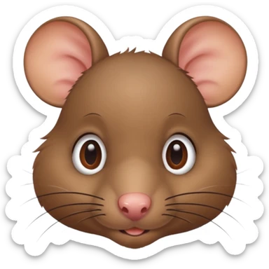 cute rat sticker