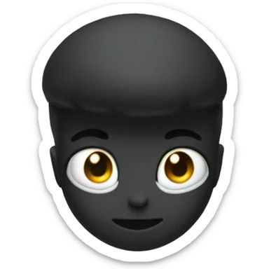 Chao black sticker