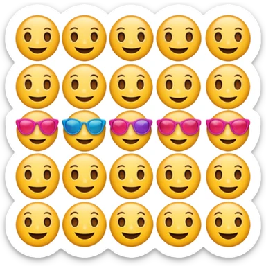 Emojis aesthetic para jovenes sticker