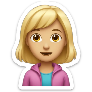 Garçon embrasse fille sticker