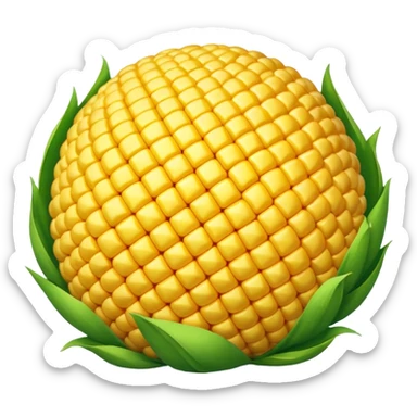Make a corn but a ball sticker