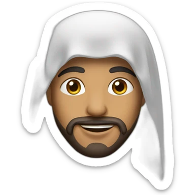 Arabe qui prie  sticker