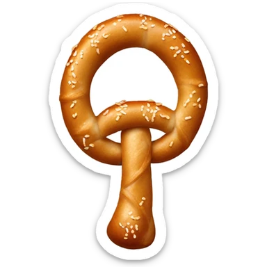 bavarian pretzel rods sticker