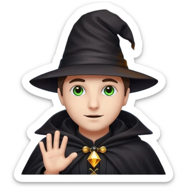 Ich bin Zauber und kann etwas Merkwürdiges machen. sticker