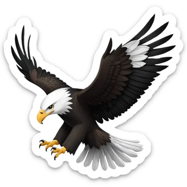 beşiktaş eagle flying sticker