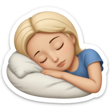 debout dormir sticker