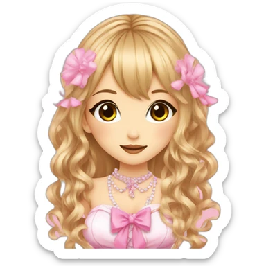 hime gyaru girl  sticker