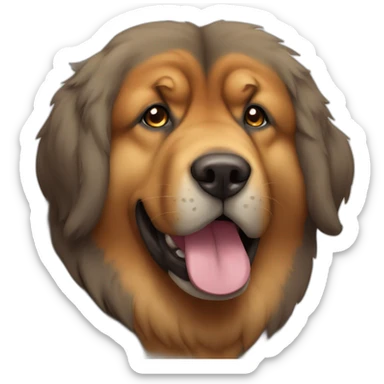 Tibetan mastiff sticker