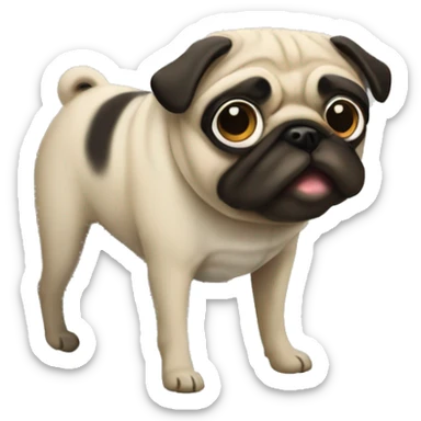 Scibidi toilet pugs sticker