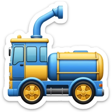 Inima mov 💜cu trecere spre albastru 🩵si coada de drăcușor😈 sticker