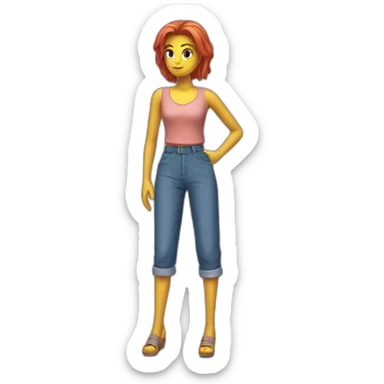 Une araignée qui met des culottes sticker