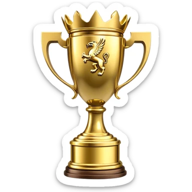 Premier league trophy  sticker