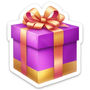 5 cadeaux sur fond transparent sticker