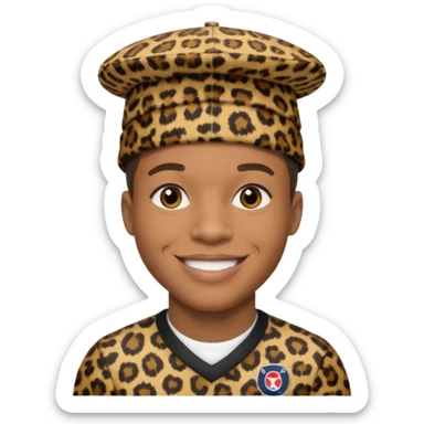 Kylian Mbappé général Mobutu sticker