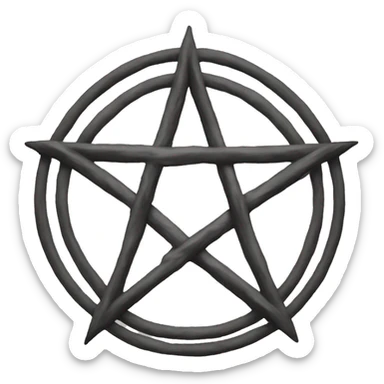 Pentagram sticker