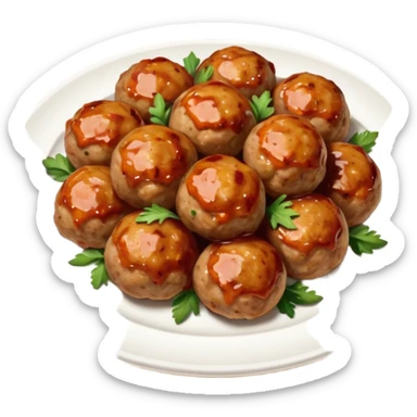 Polpette di tacchino al forno sticker