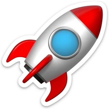 rocket sticker