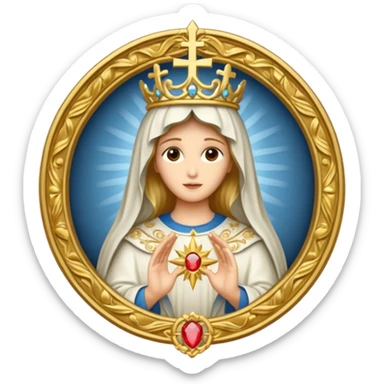 ave maria's emblem  sticker