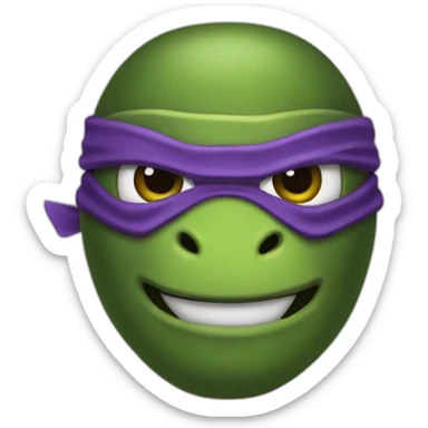 Donatello ninja mutant turtle sticker