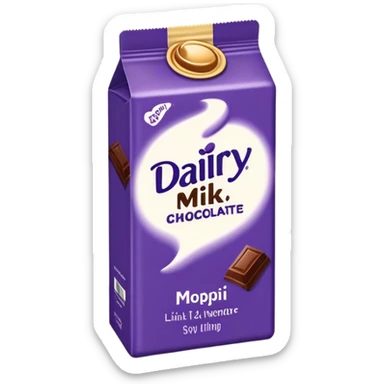 dairy milk chocolate, packaging sticker