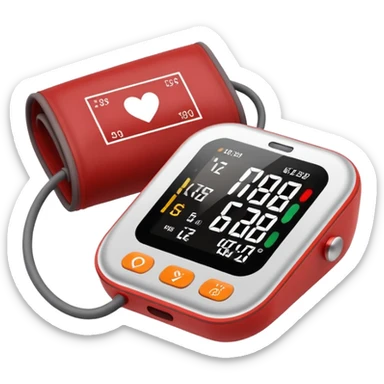 blood pressure monitor sticker