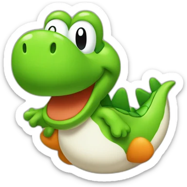 yoshi dies of embarrasment sticker