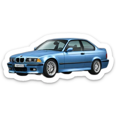 BMW e36 sticker