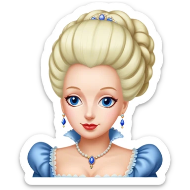 marie antoinette coquette sticker
