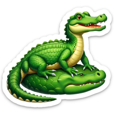 Alligator sticker