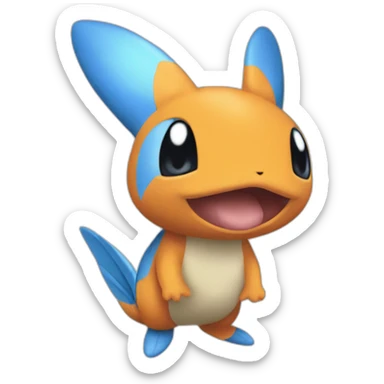 Mudkip pokemon sticker