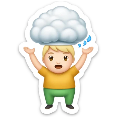 Tee hee whilst farting sticker