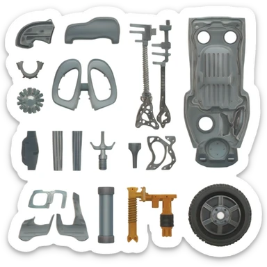 car parts sticker