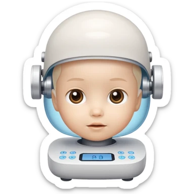 Ai generator with baby faxe sticker