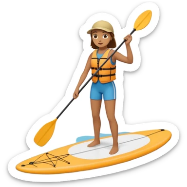 Paddle boarding sticker