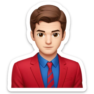 Spider man Andrew garffierld sticker