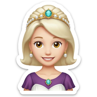 An emoji of the movie character Pearl sticker