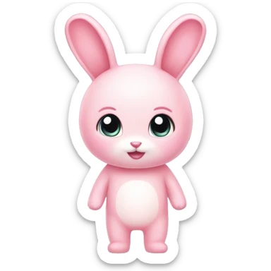 A pink bunny sonny angel sticker