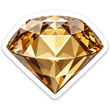 beige 56-carat diamond sticker